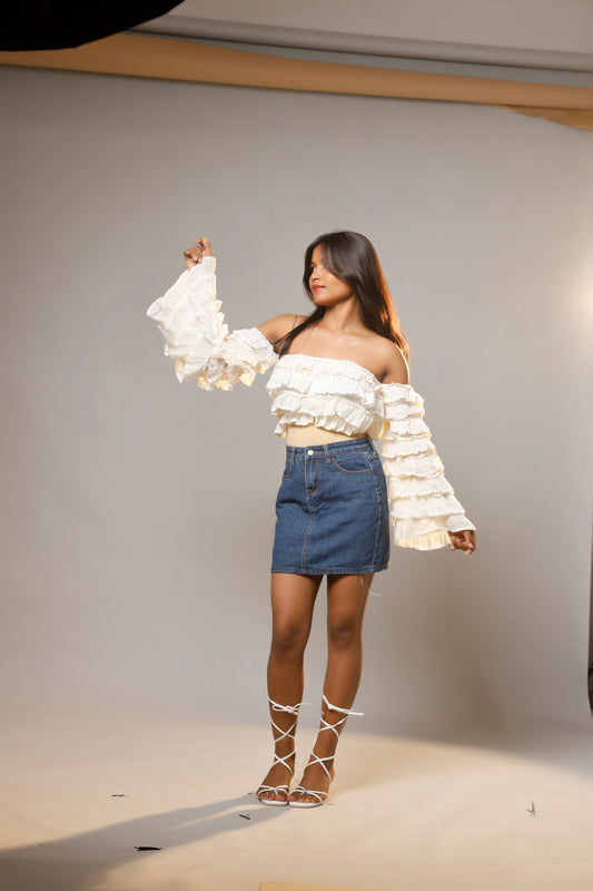 Bohemian Ruffle Muse Dreamy Top