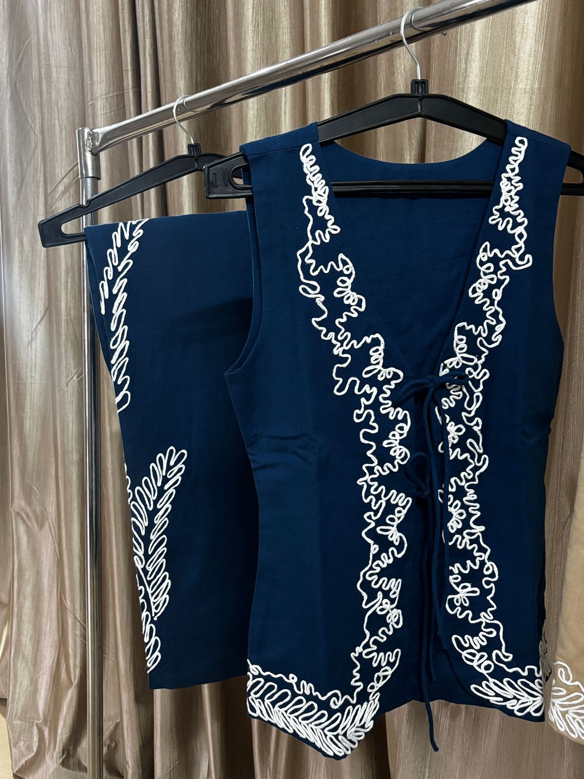 Artisanal Cotton Co-ord with Hand Embroidery