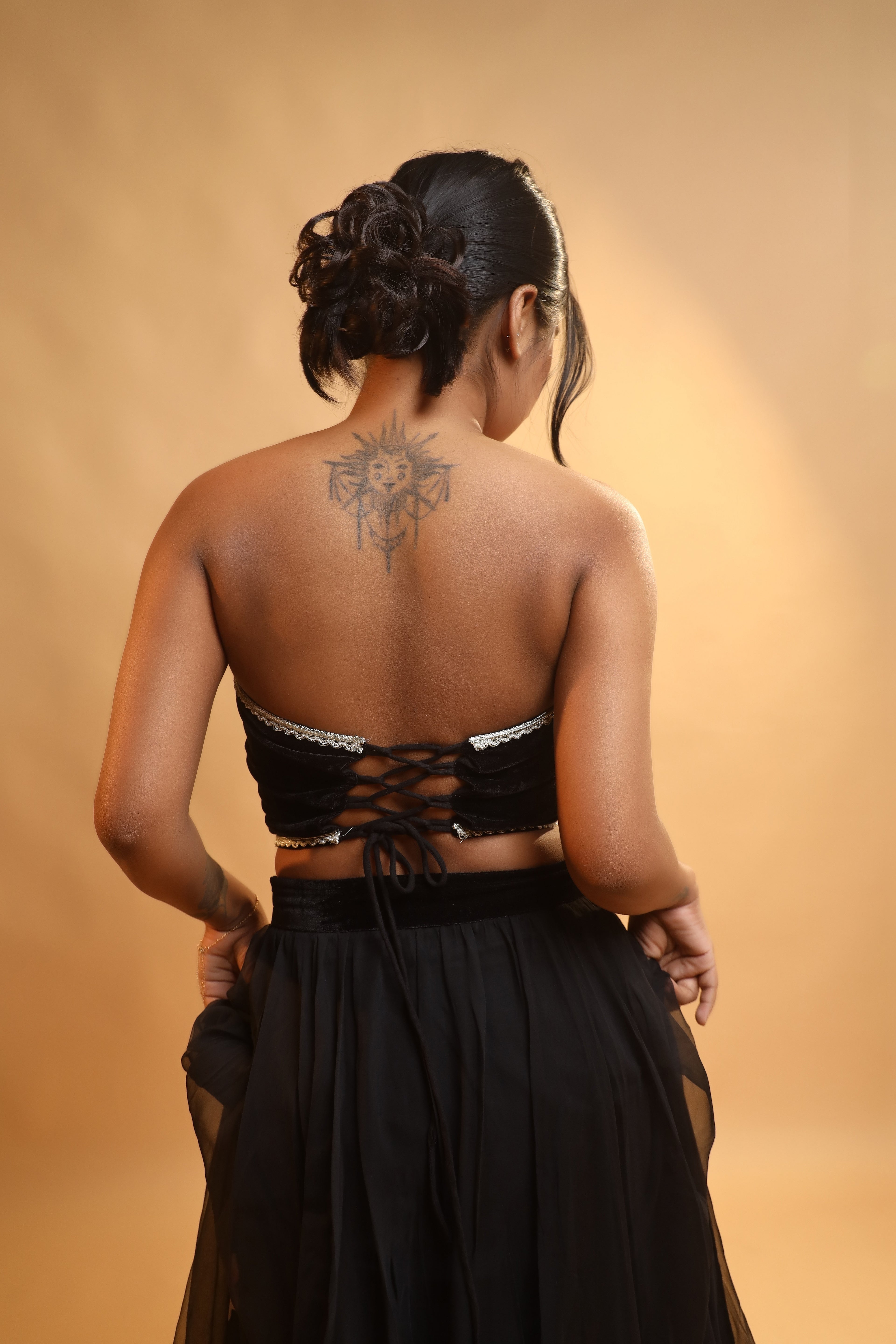 Velvet Nights Strapless Corset Top