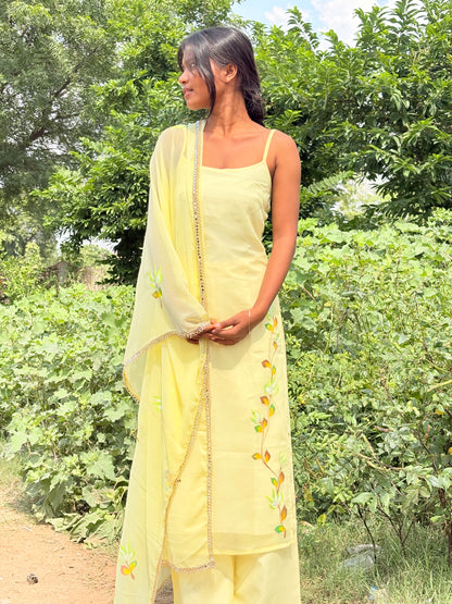 Mohabbatein Muse Handpainted Suit Set