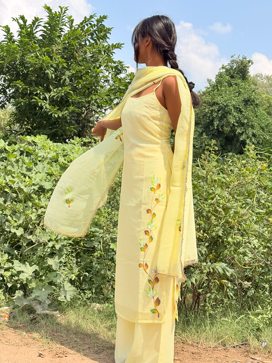 Mohabbatein Muse Handpainted Suit Set