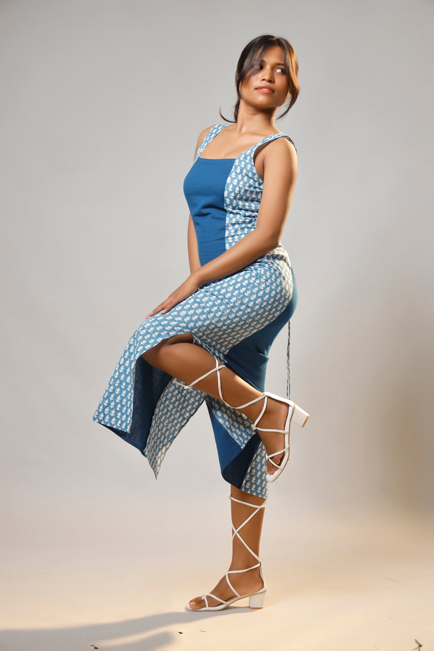 Heritage Charm Hand Block Print Dress