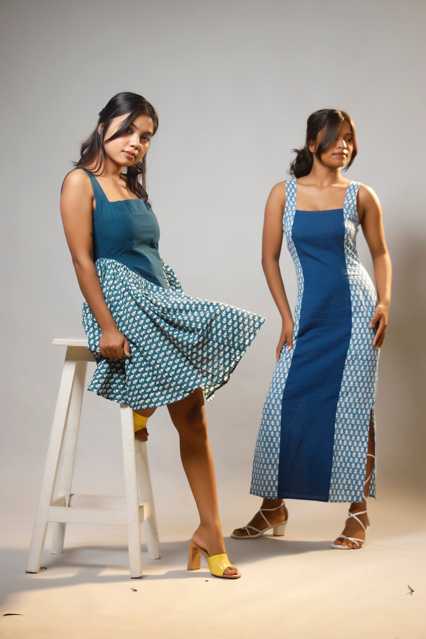 Heritage Charm Hand Block Print Dress