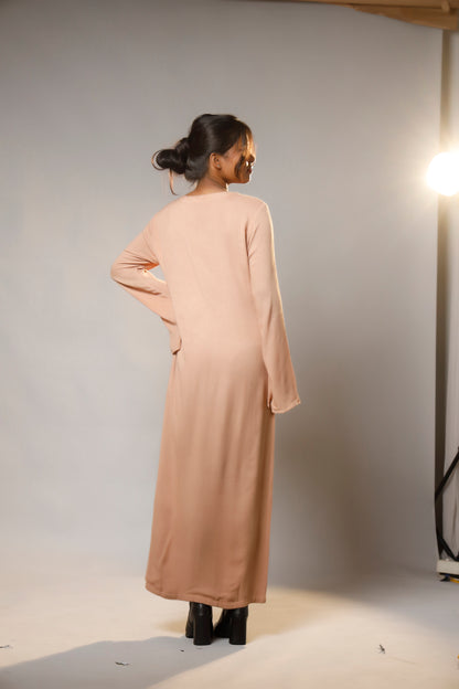 Vintage-Inspired Boho Maxi Shirt Dress with Relaxed Fit