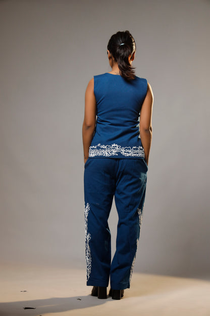 Artisanal Cotton Co-ord with Hand Embroidery