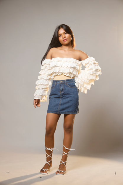 Bohemian Ruffle Muse Dreamy Top