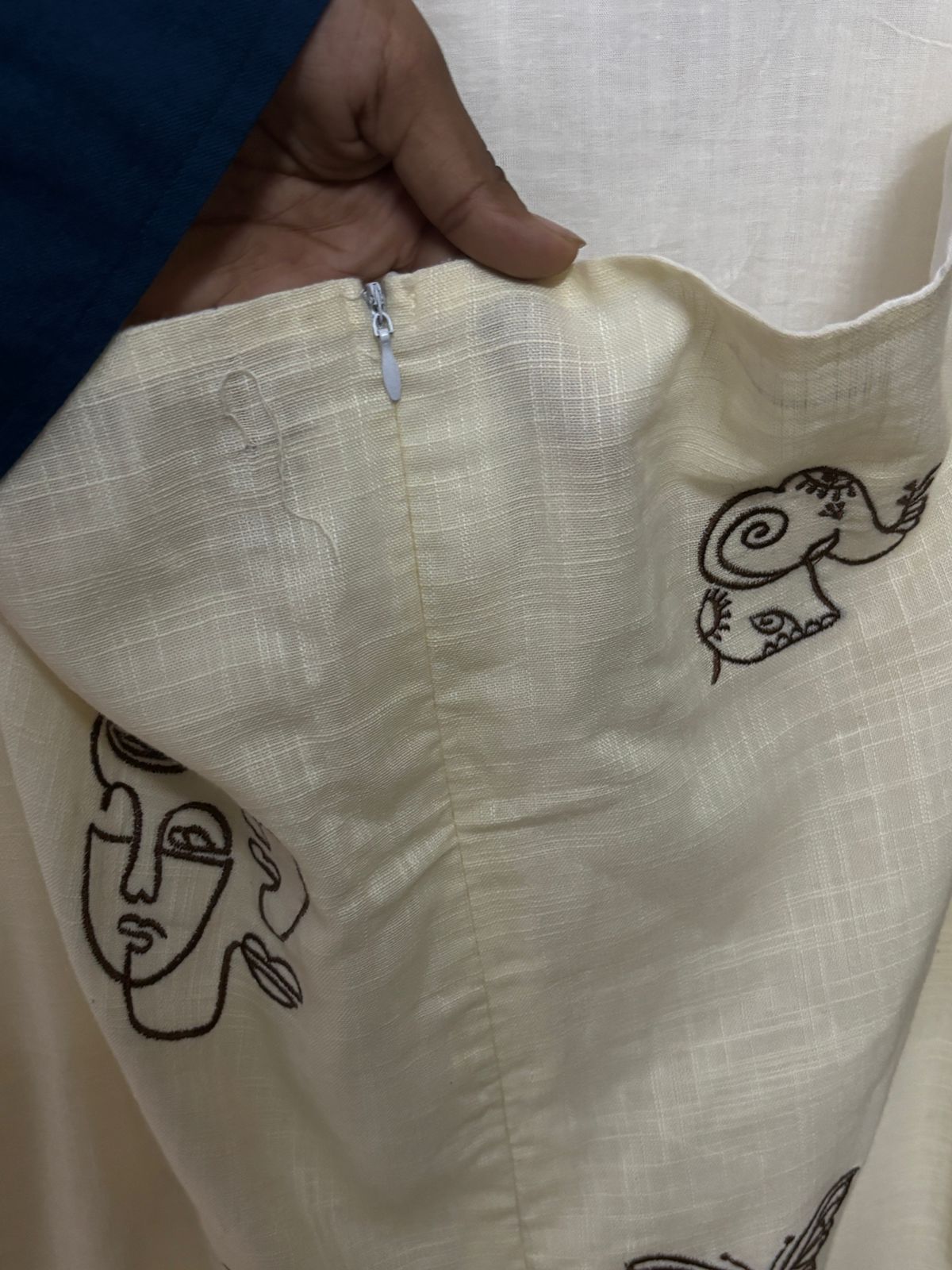 Whispers of Charm Embroidered Cotton Dress