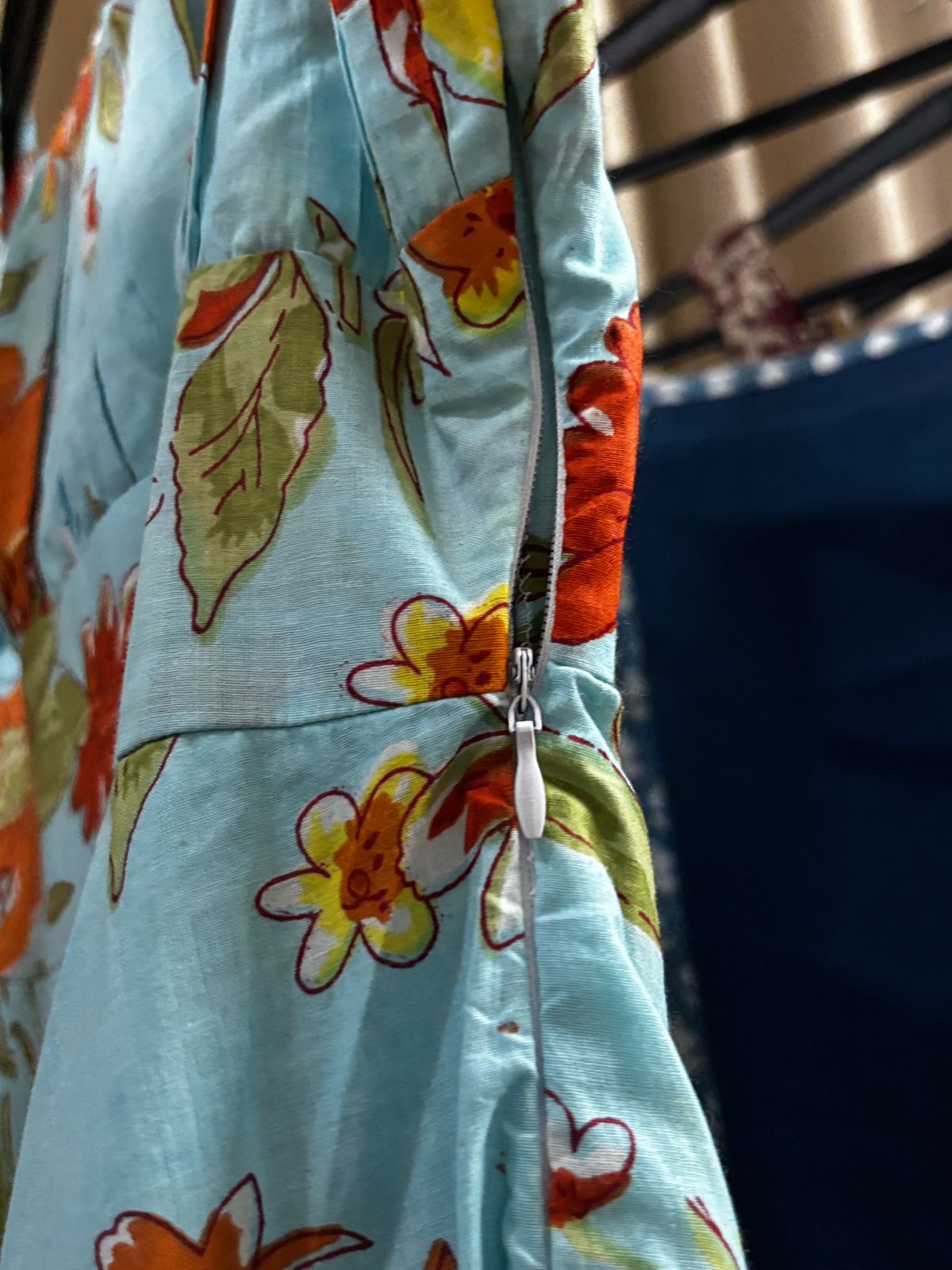 Bloom & Beyond Ocean Blue Floral Dress