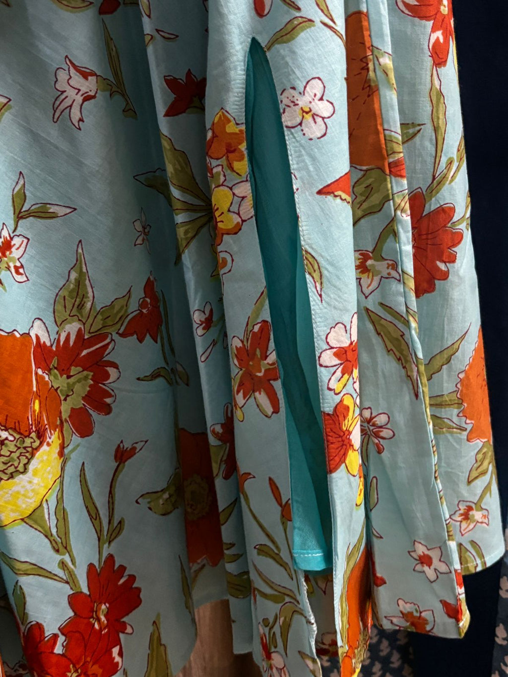 Bloom & Beyond Ocean Blue Floral Dress