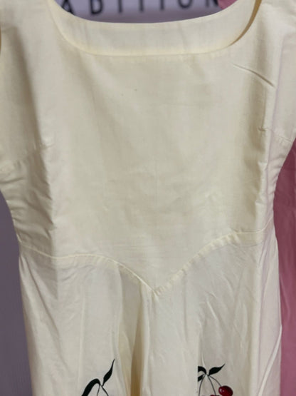 Cherry Blossom Whisper Handpainted Dress