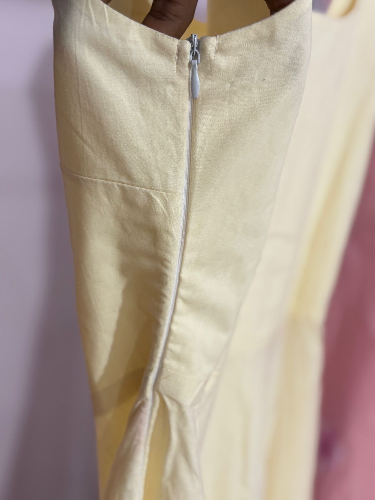 Cherry Blossom Whisper Handpainted Dress