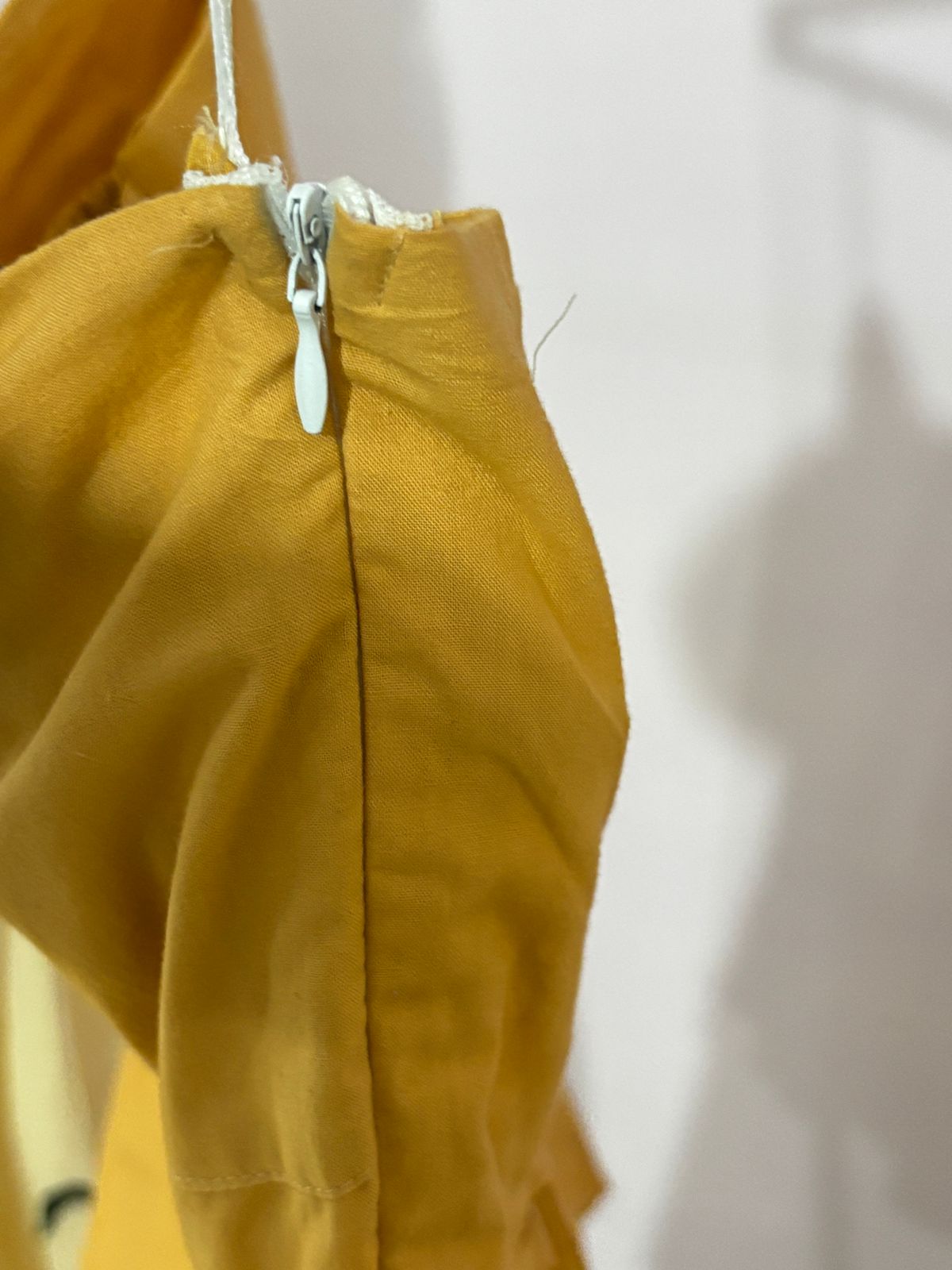 Bloom & Flutter Peach Hand-Painted Dress