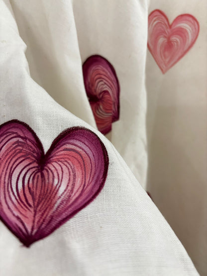 Canvas of Love Hand-Painted Heart Dress